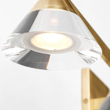 Midrand Crystal Vanity Light 36 Inch Hand Rubbed Antique Brass By Visual Comfort Modern - Detailed View1