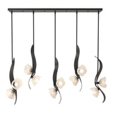 Mika 10-Light Linear Suspension in Black by Hubbardton Forge