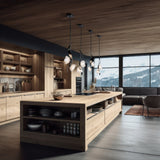 Mika 2 Light Pendant Sterling By Hubbardton Forge Lifestyle View