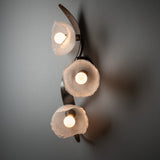 Mika 3 Light Sconce Semi Flush Dark Smoke By Hubbardton Forge With Light Shades