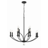 Mila Chandelier 32'' Black Black