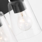 Miles Clear Glass Vanity Light
