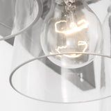Miles Clear Glass Vanity Light