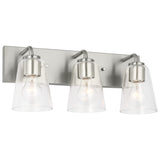Miles Clear Glass Vanity Light