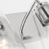 Miles Clear Glass Vanity Light