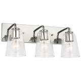 Miles Clear Glass Vanity Light