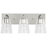 Miles Clear Glass Vanity Light