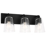Miles Clear Glass Vanity Light