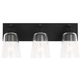 Miles Clear Glass Vanity Light