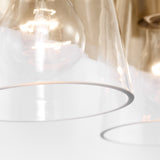 Miles Clear Glass Vanity Light