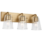 Miles Clear Glass Vanity Light