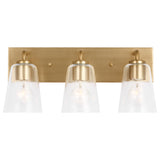 Miles Clear Glass Vanity Light