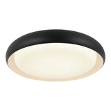 Milia Flush Mount 18 Inch Matte Black