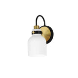 Milk Wall Sconce Satin Brass by Maxim Lighting