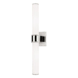 Mill Valley Bath and Vanity Light - 2-Light - Polished Nickel by Hudson Valley