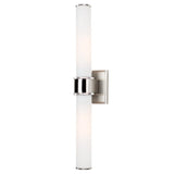Mill Valley Bath and Vanity Light - 2-Light - Satin Nickel by Hudson Valley