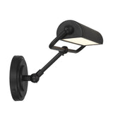 Miller Picture Light Matte Black By Crystorama - Side View
