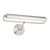 Miller Picture Light Polished Nickel By Crystorama - With Light