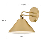 Milo Small Single Light Sconce