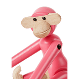 Kay Bojesen Monkey, Mini, Pink, H: 3.7" By Kay Bojesen