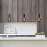 Mini Syrma Pendant Light Matte Black Bulb By CDL Lifestyle View