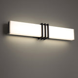 Minibar Vanity Light By WAC Lighting Medium Black Side View