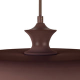 Minori Pendant Light Burgundy By Alora - Detailed View1