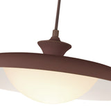 Minori Pendant Light Burgundy By Alora - Detailed View