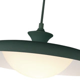 Minori Pendant Light Pine Green By Alora - Detailed View
