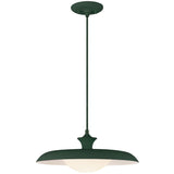 Minori Pendant Light Pine Green By Alora - Front View