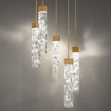 Minx Multilight Suspension By Modern Forms 5 Lights Aged Brass Finish