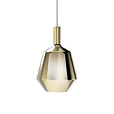 Mirroring Gold Glass Fatty Mom Glossy Pendant by Penta