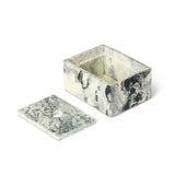 Mist Box - Small / Emerald Off White
