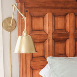 Mitchell Task Light Aged Brass By Crystorama - Lifestyle View1
