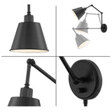 Mitchell Task Light Matte Black By Crystorama - Alternative View
