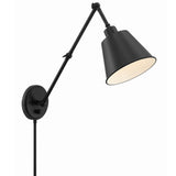 Mitchell Task Light Matte Black By Crystorama - Side View1