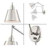 Mitchell Task Light Polished Nickel By Crystorama - Alternative View