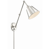 Mitchell Task Light Polished Nickel By Crystorama - Side View1