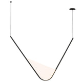 Mizu Chandelier Medium Nightshade Black By Visual Comfort Main View 1