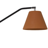 Moana Ceramic Swing Arm Wall Light Large Terracaotta By Geo Cntemporary - Detailed View