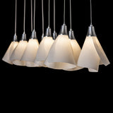 Mobius 10-Light Linear Suspension detail in Sterling, Standard, by Hubbardton Forge