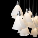 Mobius 10-Light Linear Suspension detail in Sterling, Standard, by Hubbardton Forge