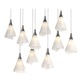 Mobius 10-Light Linear Suspension in Oil Rubbed Bronze, Long by Hubbardton Forge