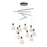 Mobius 10-Light Mobile Chandelier in Ink, Standard by Hubbardton Forge