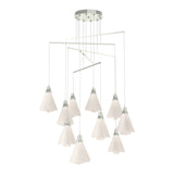 Mobius 10-Light Mobile Chandelier in Sterling, Standard by Hubbardton Forge