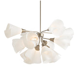 Mobius 12-Light Chandelier, shown in Soft Gold, by Hubbardton Forge