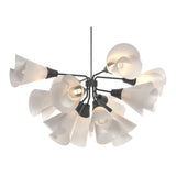 Mobius 12-Light Chandelier in Black by Hubbardton Forge