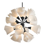 Mobius 16-Light Orb Chandelier in Black by Hubbardton Forge
