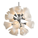 Mobius 16-Light Orb Chandelier in Natural Iron by Hubbardton Forge