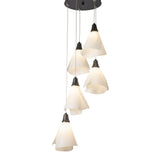 Mobius 5-Light Pendant, shown in Oil Rubbed Bronze, Long, by Hubbardton Forge